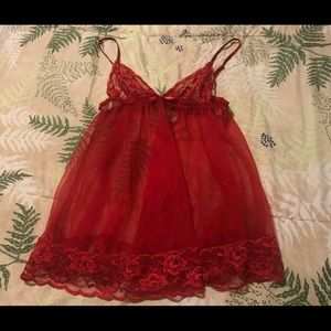 Frederick’s of Hollywood Red Lingerie